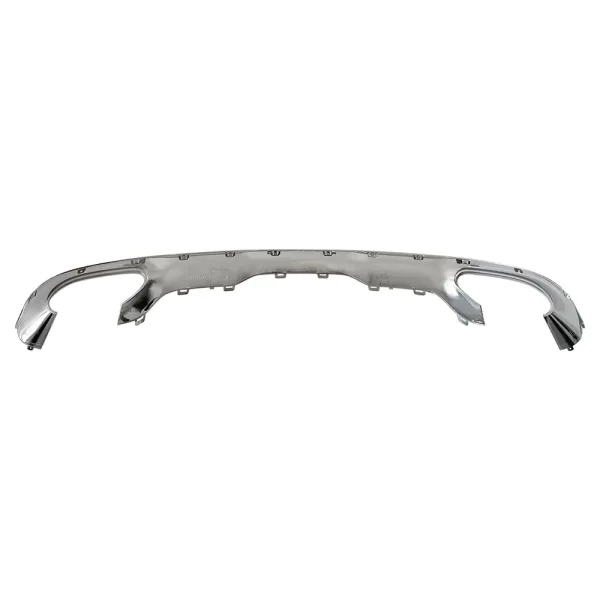 253 Cms Rear W253 GLC Rear bumper diffuser chrome-A2538852325 W253 rear bumper ...