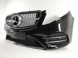 Front Bumper Diamond Chrome Grille For Mercedes Vito Taxi Box Van W447 (2014-2023) – V6 Auto Parts